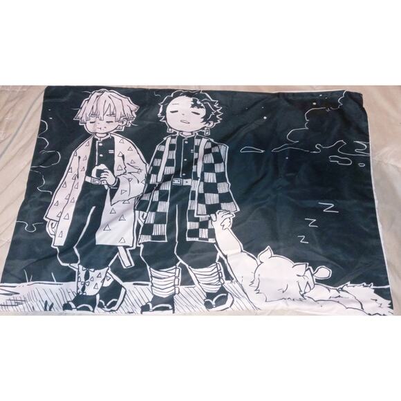 Anime Demon Slayer Kamado Tanjirou Twin duvet and pillowcase - Picture 1 of 3